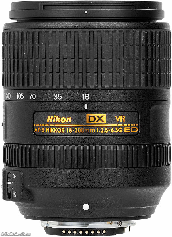 Nikon AF-S DX Nikkor 18-300mm F/3.5-6.3G ED VR - Supero