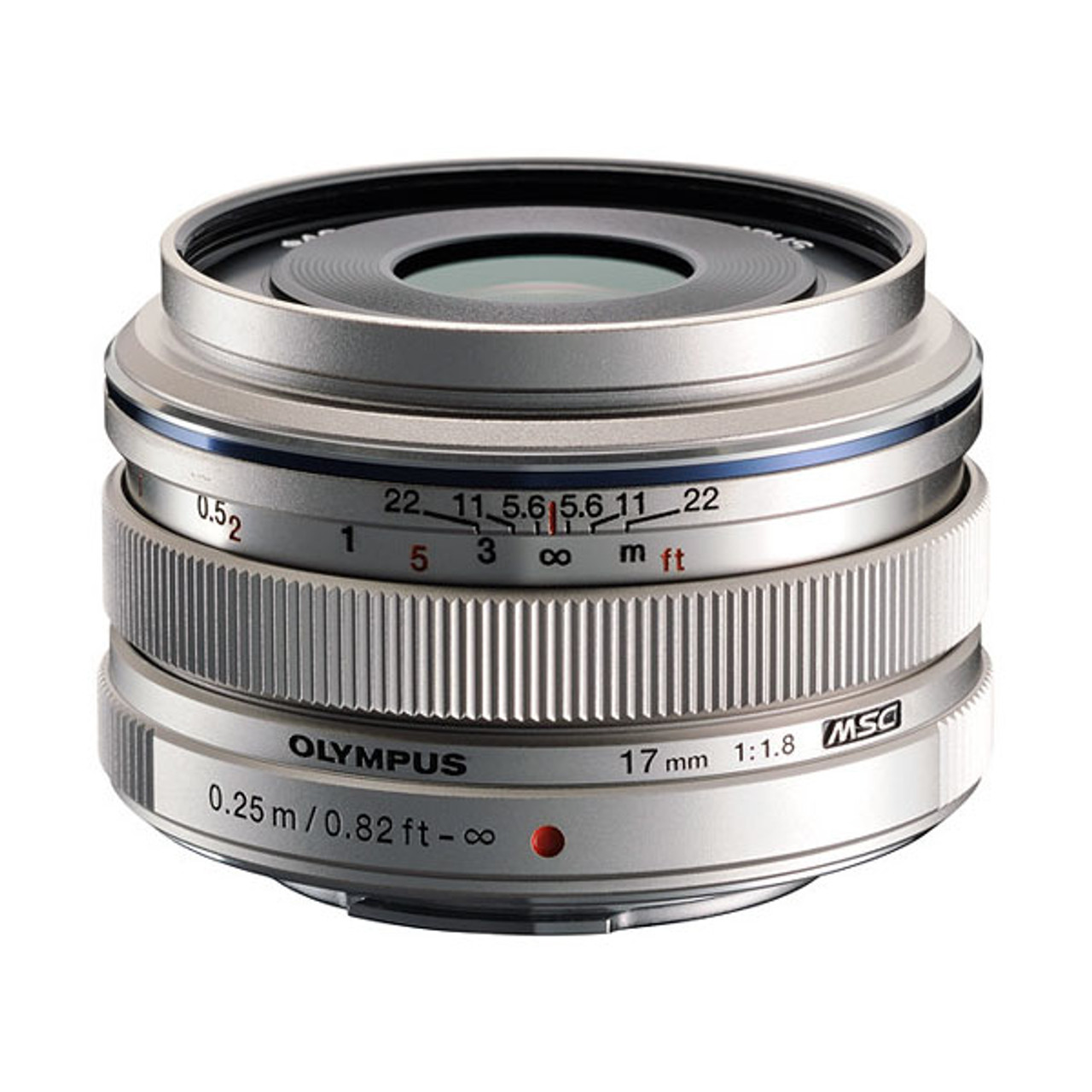 Olympus M.ZUIKO Digital 17mm f/1.8 Lens EW-M1718 Silver - Supero