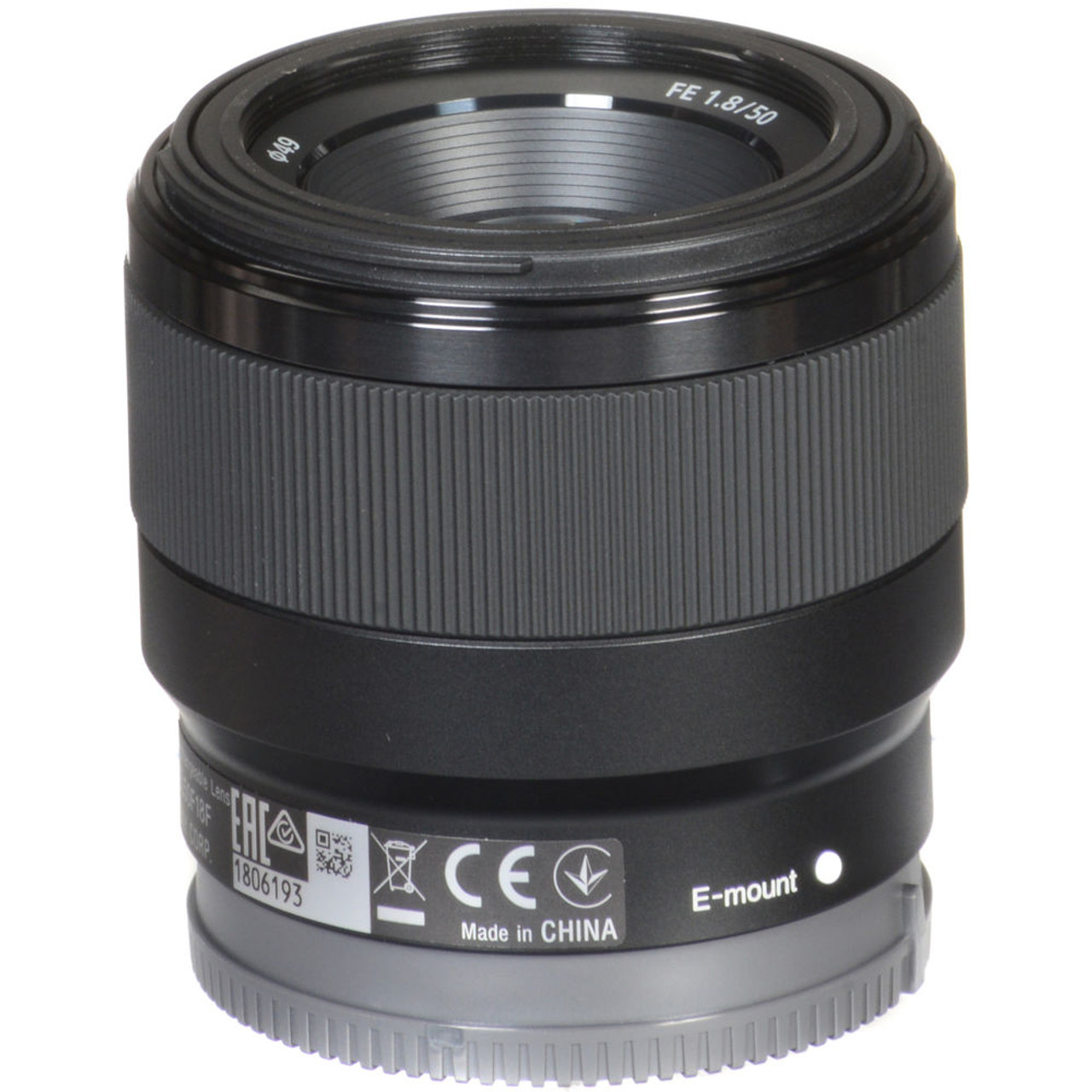 Sony FE 50mm f/1.8 Lens SEL50F18F Black - Supero