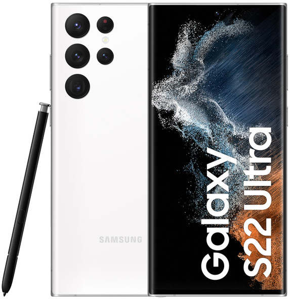Samsung Galaxy S22 Ultra 512GB 12GB RAM 5G (Phantom White) S9080 Dual Sim