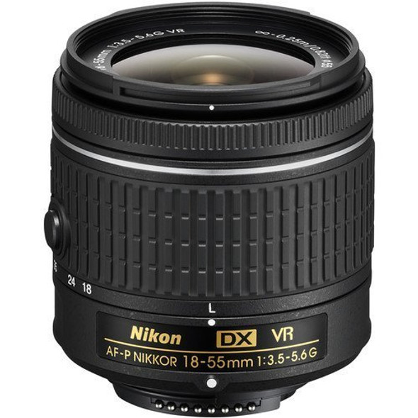 Nikon AF-P DX 18-55mm f/3.5-5.6G VR (Black)