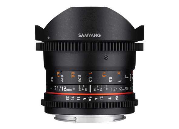 Samyang 12mm T3.1 VDSLR ED AS NCS Fisheye (Sony A)