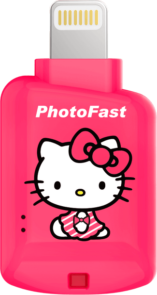 PhotoFast CR-8800 iOS Card Reader (Hello Kitty Pink)