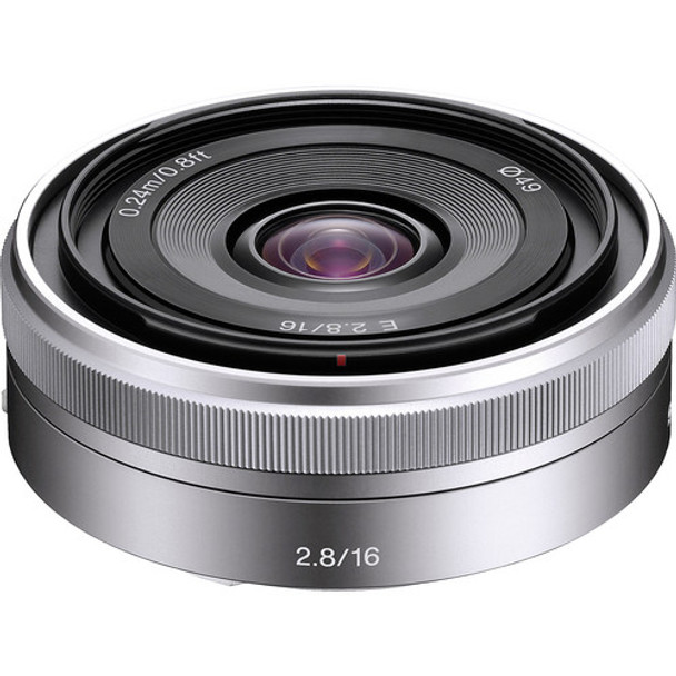 Sony E 16mm f/2.8 Lens (Silver) SEL16F28