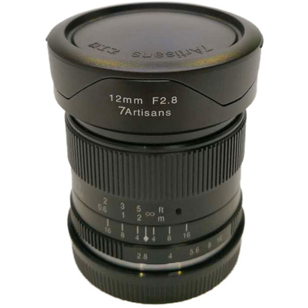 7Artisans 12mm f/2.8 APS-C (Canon EF-M) Black (A602B)