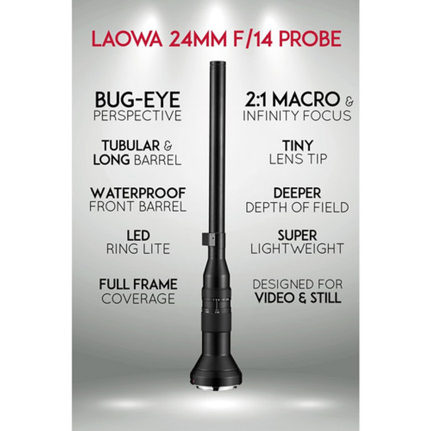 LAOWA 24mm f/14 2X Macro Probe (Sony Cine)