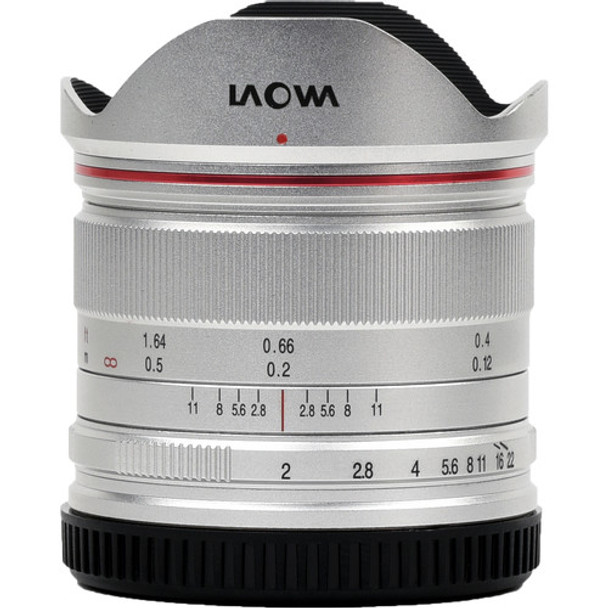 Venus Optics Laowa 7.5mm f/2 MFT Lens for MicroFour Thirds (Ultralight Version, Silver)