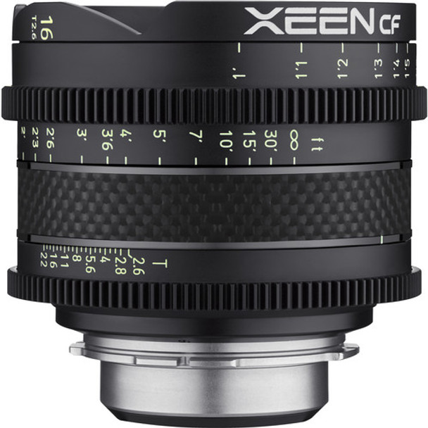 Samyang Xeen CF 16mm T2.6 Pro Cine Lens (PL Mount) Samyang Xeen CF 16mm T2.6 Pro Cine Lens (PL Mount)