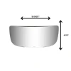 Leisure Coachworks Alfa Motorhome Convex Mirror For Ramco Mirrors 
