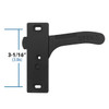 Leisure Coachworks Aluminum RV- Screen Door Latch Right Hand Handle Kit - Camper Motorhome Travel Trailer 
