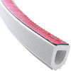 1x 7/8 White Bulb Ribbed Seal, 3M Adhesive on the base, Multi Use, High Quality, Sold by the foot