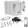  Leisure Locks RV Travel Trailer Entry Door Lock Paddle Deadbolt White 