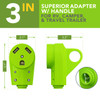 Leisure Cords 30 AMP Female RV Receptacle Plug Electrical Plug Adapter with Handle 