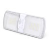  Leisure LED RV LED Ceiling Double Dome Interior Light Fixture Touch to Dim switch Natural White 4000-4500K 60-2835SMD 