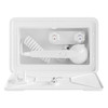 Leisure Coachworks RV Outdoor Shower Exterior White Shower Box for Camper, Van, Travel Trailer, Motorhome and Boat