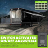 Leisure LED Modern Single SPST On-Off Switch with Bezel, 12-Volt, for RV, Trailer, Camper, with Label Sticker