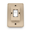  Leisure LED Modern Single SPST On-Off Switch with Bezel, 12-Volt, for RV, Trailer, Camper, with Label Sticker 