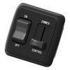  Leisure LED Contemporary On-Off Toggle with Large High Side Dimmer Switch, 12-Volt, for RV, Trailer, Camper 