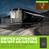  Leisure LED Modern Single SPDT On-Off Switch with Bezel, 12-Volt, for RV, Trailer, Camper 