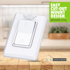  Leisure LED Modern Single SPDT On-Off Switch with Bezel, 12-Volt, for RV, Trailer, Camper 