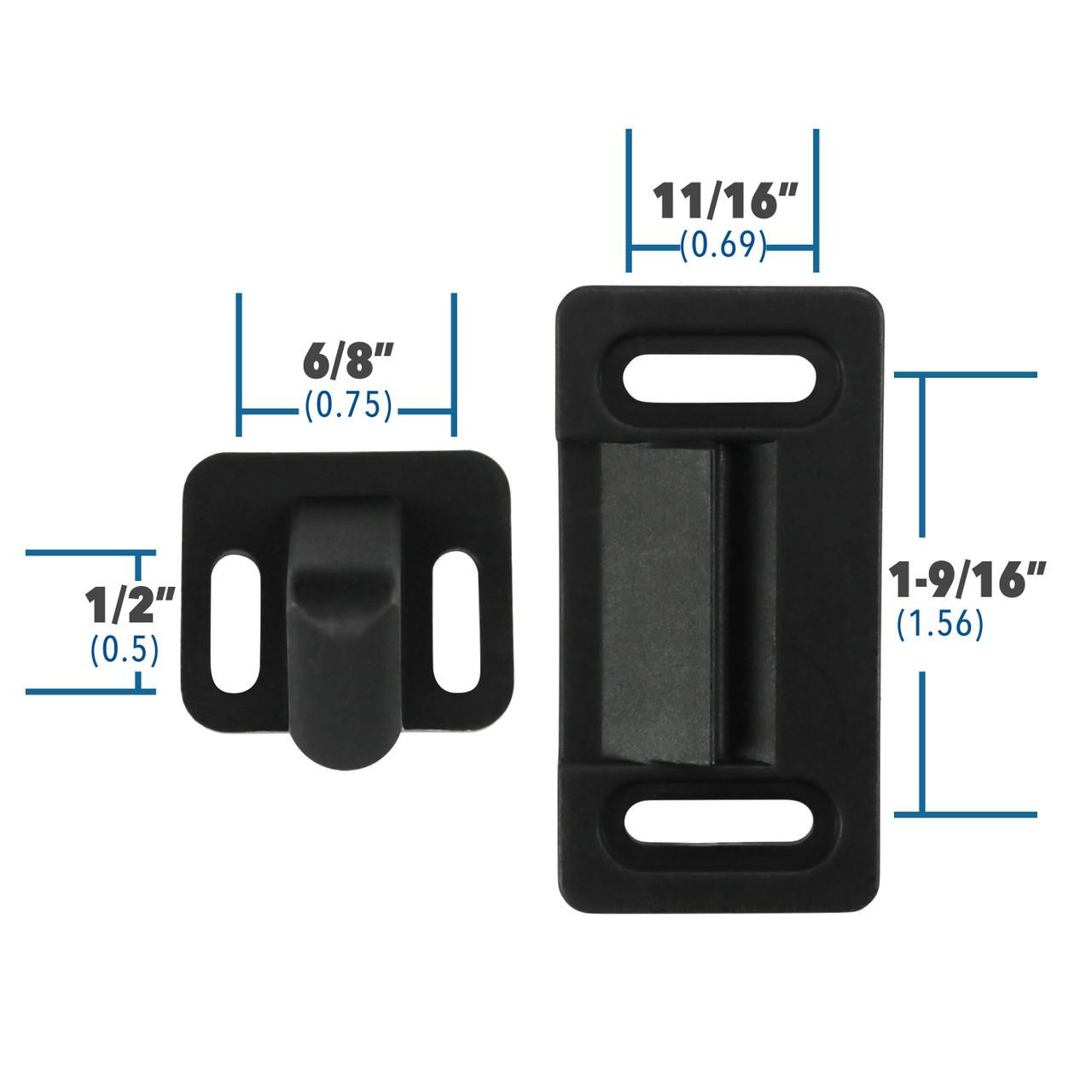 Leisure Coachworks Aluminum RV- Screen Door Latch Right Hand Handle Kit - Camper Motorhome Travel Trailer 