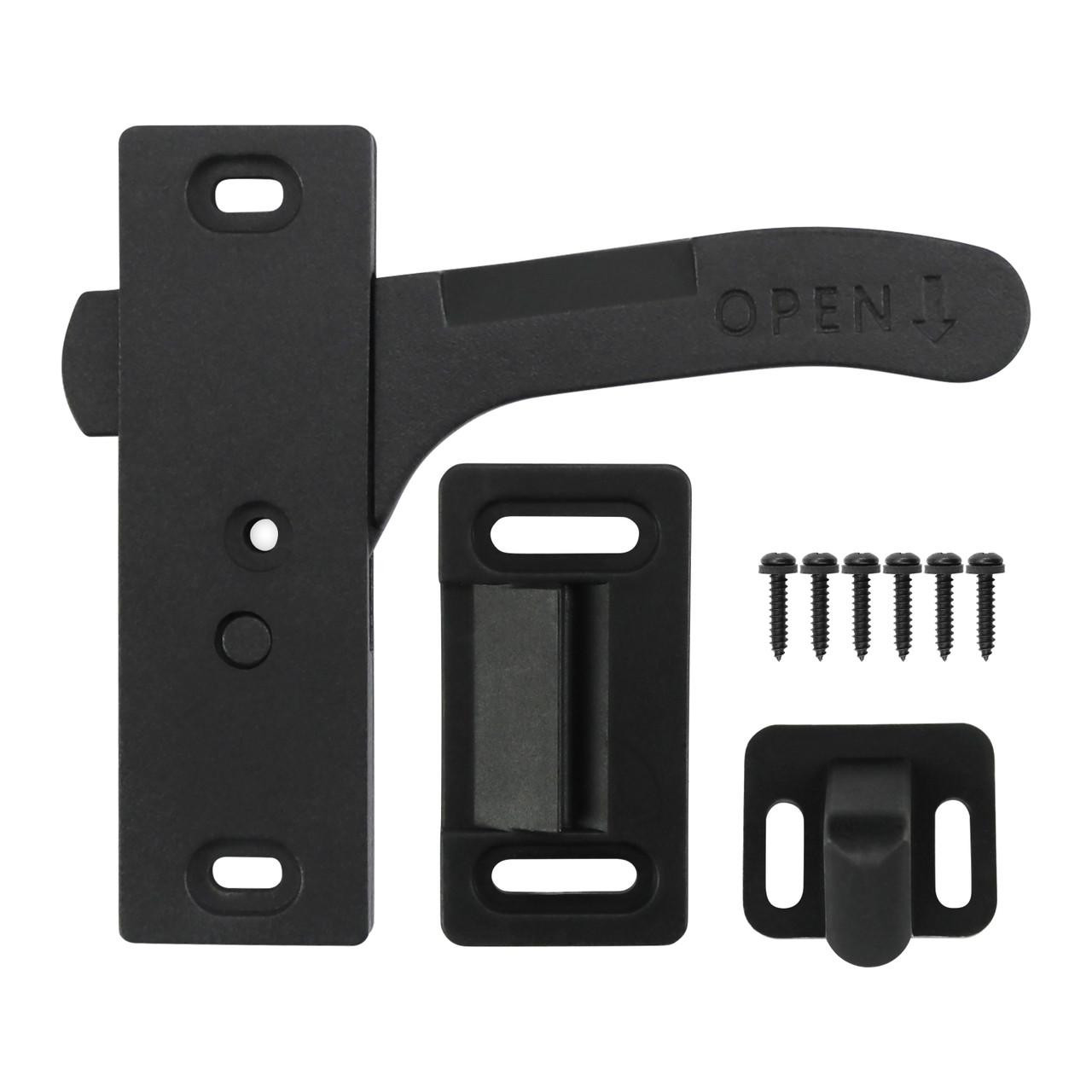 Leisure Coachworks Aluminum RV- Screen Door Latch Right Hand Handle Kit - Camper Motorhome Travel Trailer 