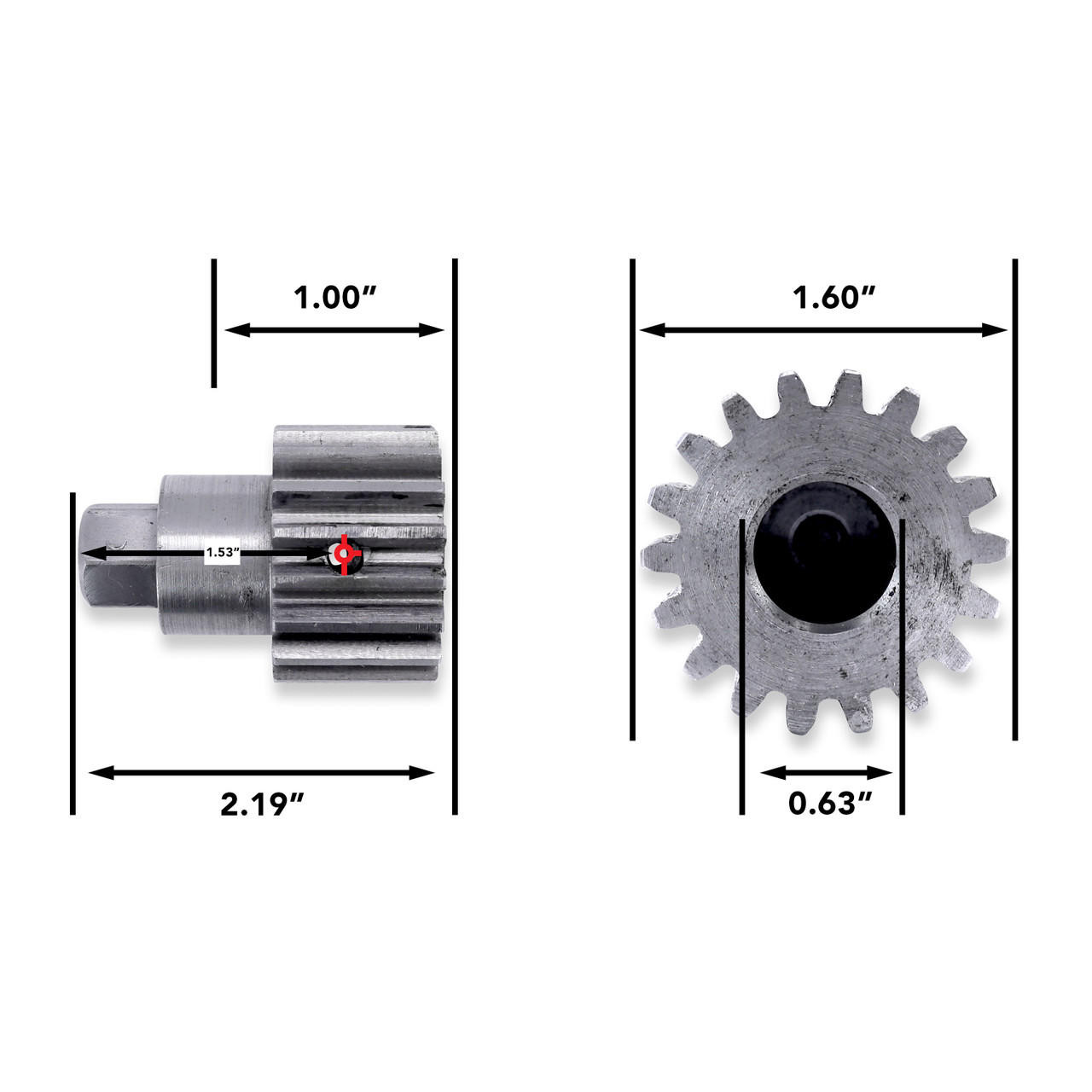 RV Slide Out System Gear 18 Tooth 1