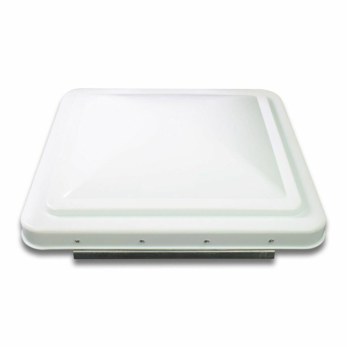 Leisure 2-Pack White Vent Lid Cover For Ventline Elixir RV Trailers – Roof Vent Replacement Kit – LCW-VNT-LDW-2P