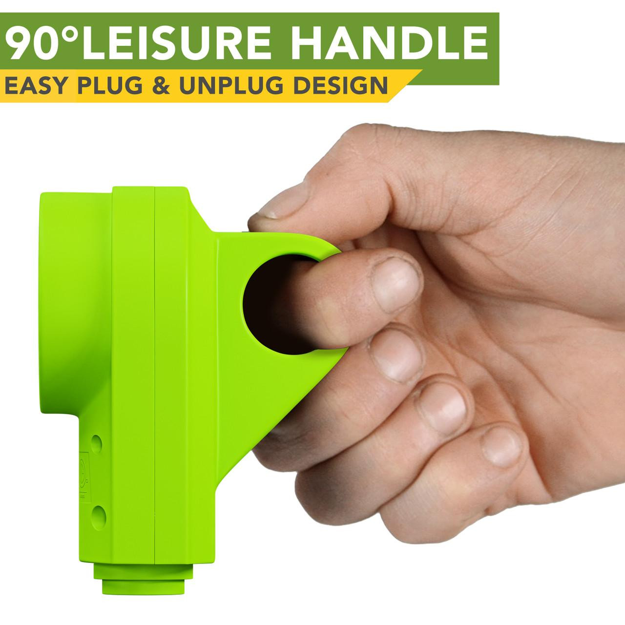 Leisure Cords 30 AMP Female RV Receptacle Plug Electrical Plug Adapter with Handle 