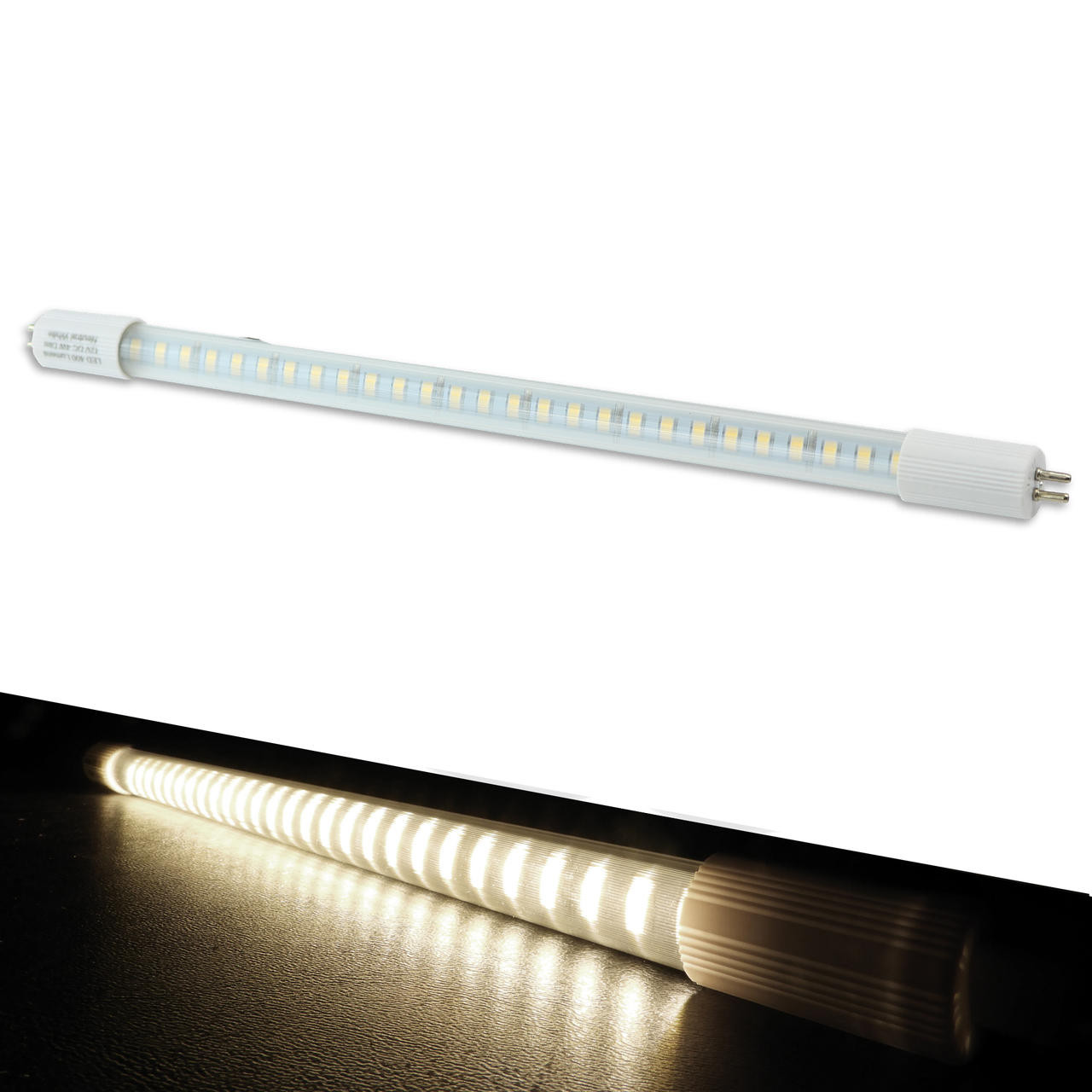 Leisure LED RV Light Bulb LED T5, 12 Florescent Tube Replacement, 320 Lumen Warm White 3500K