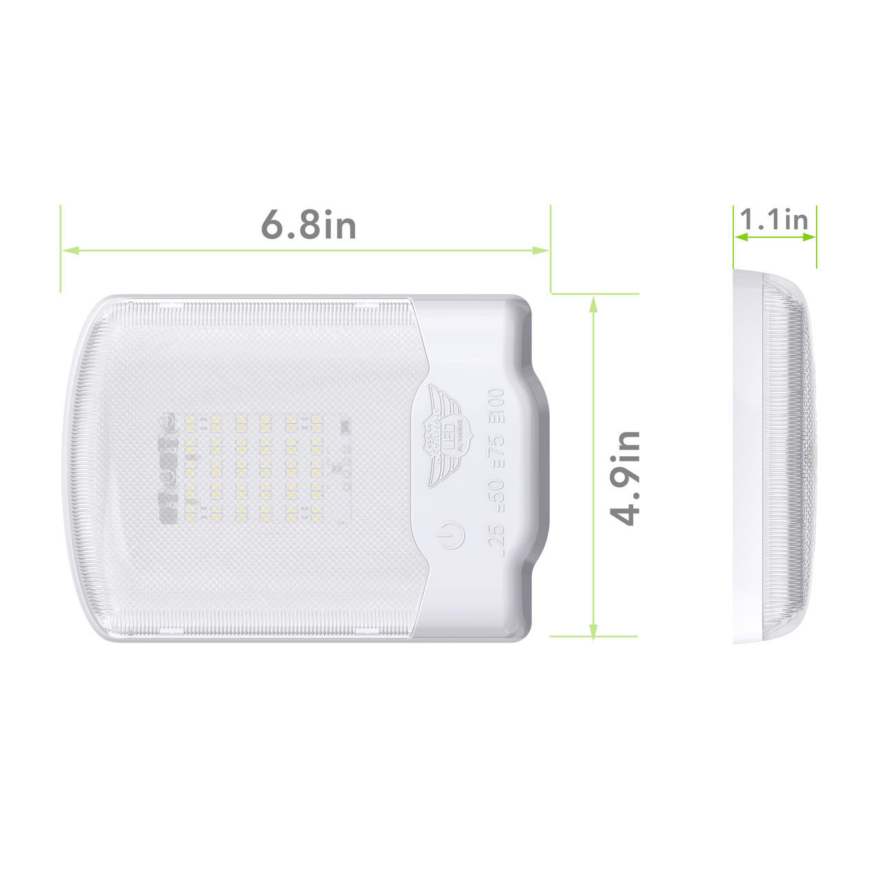 Leisure LED RV LED Ceiling Single Dome Interior Light Fixture