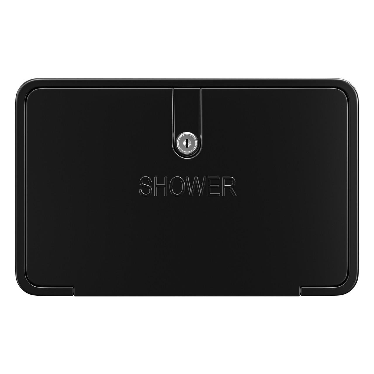  Leisure Coachworks RV Exterior Shower Box Kit ABS Hose Camper Trailer Cowboy Shower (Black) 