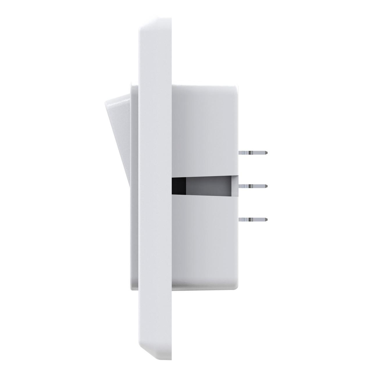  Leisure LED Modern Single SPDT On-Off Switch with Bezel, 12-Volt, for RV, Trailer, Camper 