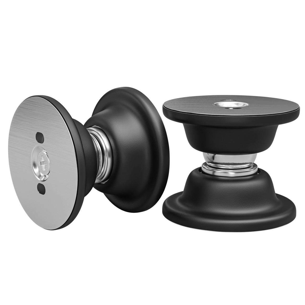  Leisure Locks RV Magnetic Door Catch and Holder Kit for RV Baggage Storage Door Campers Trailers and Motor Homes (Black) 