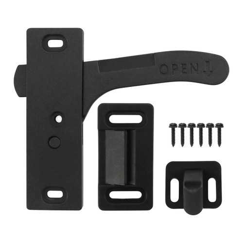 Leisure Coachworks Aluminum RV- Screen Door Latch Right Hand Handle Kit - Camper Motorhome Travel Trailer 