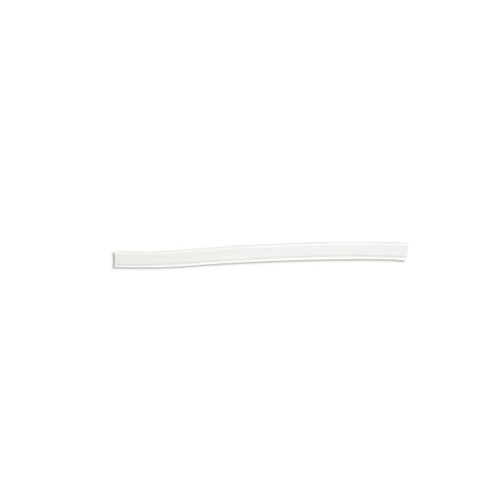 White Vinyl Seal Insert for door frame, Screw Cover, 1/8 x 5/8 x foot sold by the foot