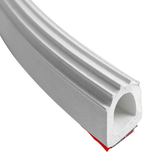 1x 7/8 White Bulb Ribbed Seal, 3M Adhesive on the base, Multi Use, High Quality, Sold by the foot 1x 7/8 White Bulb Ribbed Seal, 3M Adhesive on the base, Multi Use, High Quality, Sold by the foot