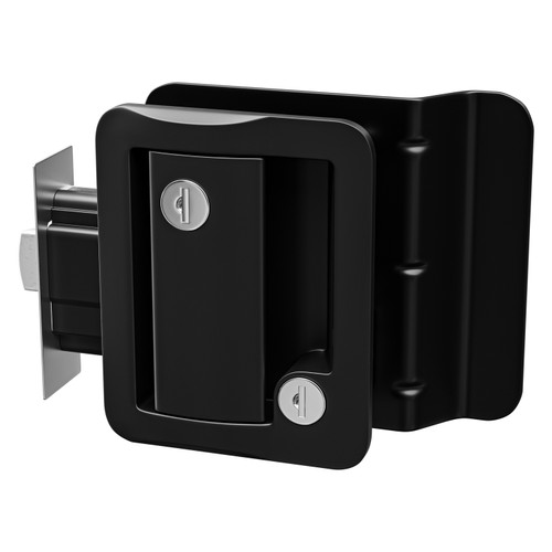 Leisure Locks RV Travel Trailer Entry Door Lock Paddle Deadbolt Black Leisure Locks RV Travel Trailer Entry Door Lock Paddle Deadbolt Black