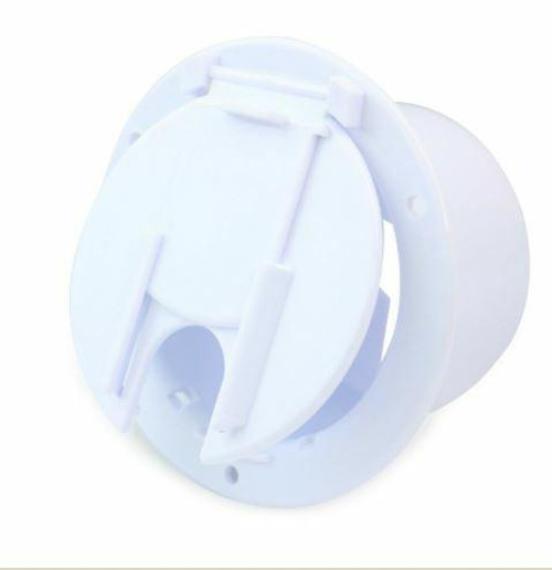 Leisure Cords RV Camper Trailer Motorhome, Outside 4.6 x 2.6, Power Cord Hatch Electrical Access Door White-7W Leisure Cords RV Camper Trailer Motorhome, Outside 4.6 x 2.6, Power Cord Hatch Electrical Access Door White-7W