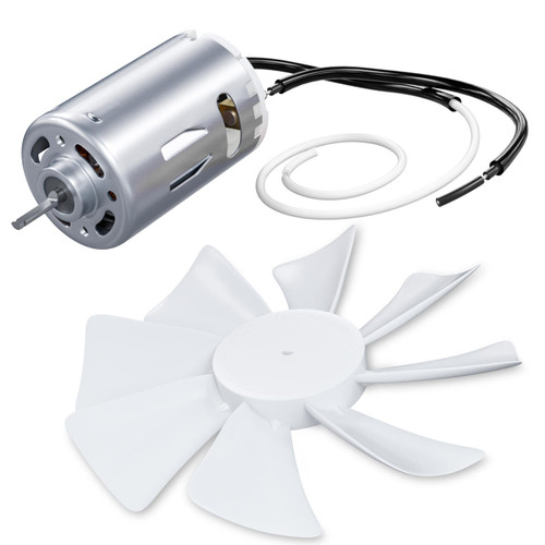 JMELEHW 6 inch RV Vent Fan Blade Replacement for RV Bathroom Camper, D-Bore  RV Exhaust Fan, White