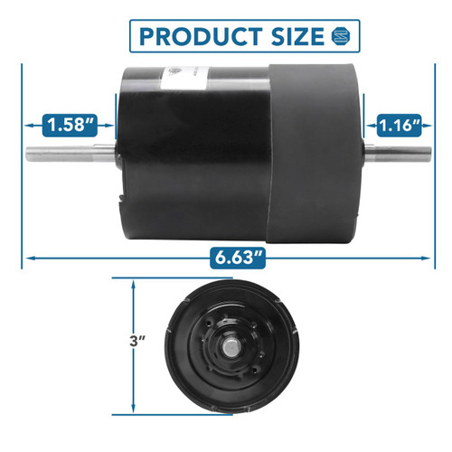Leisure Coachworks Replacement for Atwood RV Furnace Motor with Mounting Bracket For 34009 / PF26157Q Leisure Coachworks Replacement for Atwood RV Furnace Motor with Mounting Bracket For 34009 / PF26157Q