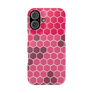 Pink Honeycomb Snap Case 1