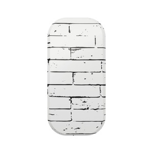 White Brick Cartoonish Phone Grip and Stand