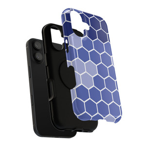 Blue Honeycomb Impact-Resistant Cases 1