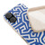 Zig Zag Blue Signature biodegradable phone case 3