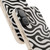 Curvy White Over Black Biodegradable Phone Case 2