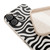 Curvy White Over Black Biodegradable Phone Case 3