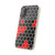 Black and Red Honeycomb Biodegradable Phone Case 1