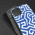 Zig Zag Blue Signature Clear Case