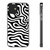 Curvy White Over Black Clear Case 1